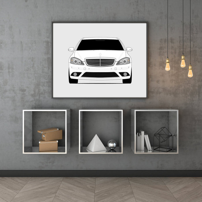 Mercedes-Benz S550 W221 (2007-2009) Poster