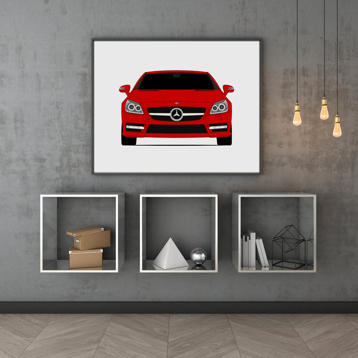 Mercedes-Benz SLK (2011-2015) R172 Poster