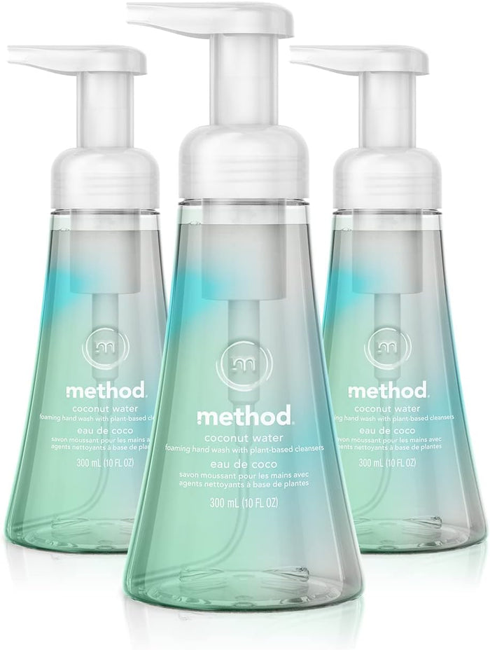 three 10-ounce bottles per pack for multi-sink stocking