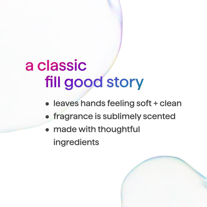 vitamin e active ingredient for nourished, non-drying hand wash