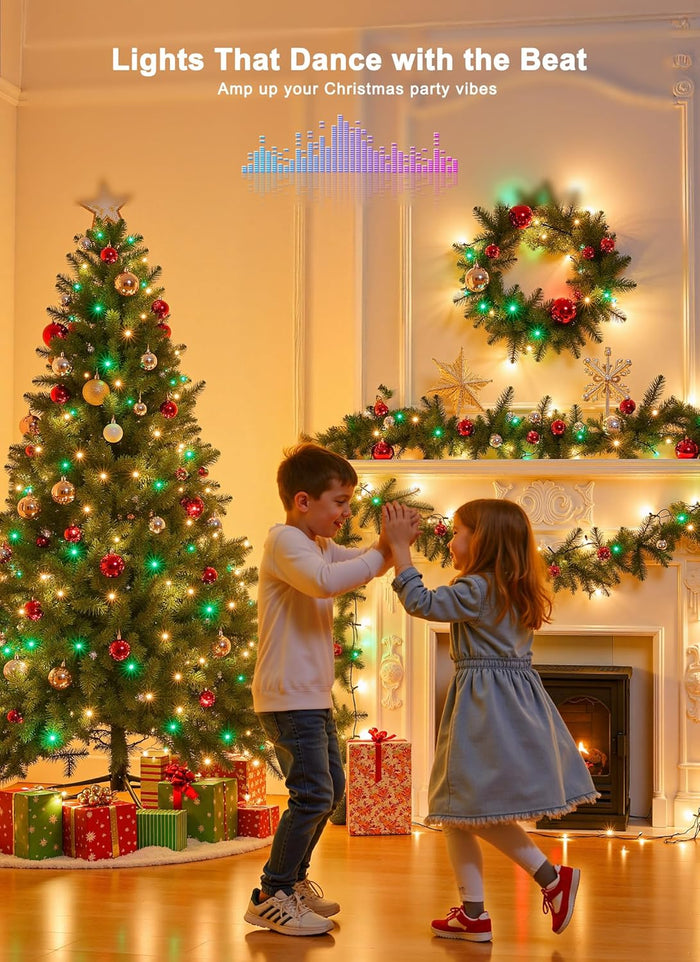 Minetom Smart LED Fairy Lights – Living Room Aesthetic Accent with App Controlled Color Scenes