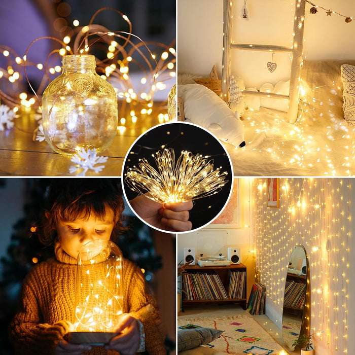 Mlambert Twinkle Lights Battery Powered – Living Room Ambient Lighting for a Soft Cozy Aesthetic
