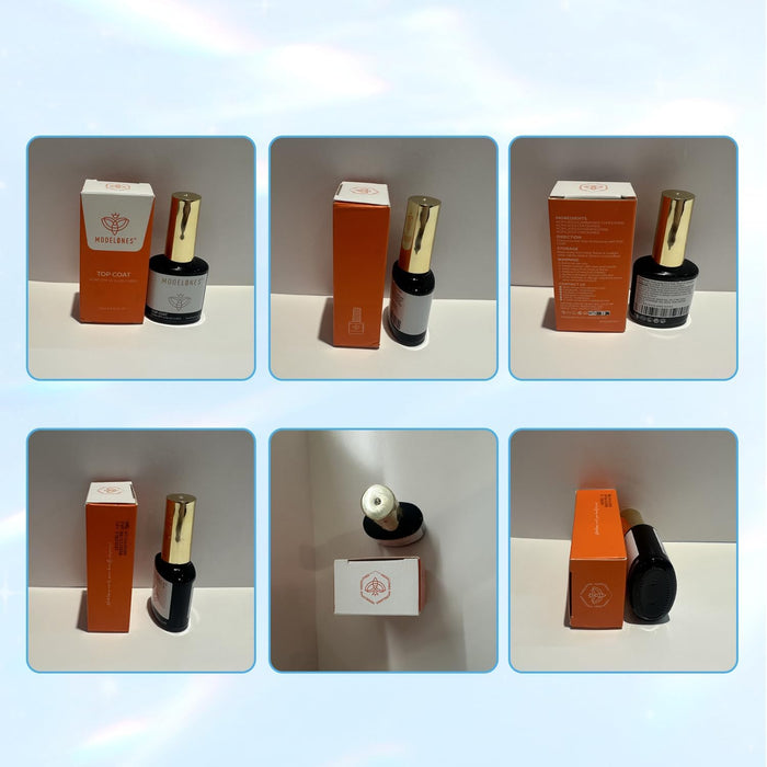 modelones Gel Top Coat – Wind-Down Nail Care with Low-Odor Comfort and Lasting Shine