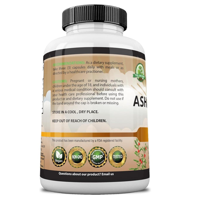 standardized to 2.5% withanolides for guaranteed active compound potency