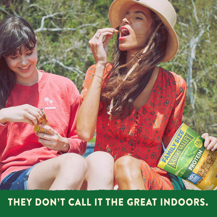 Nature Valley Protein Granola – Post-Workout Recovery Snack, Whole Grain Honey Clusters for Active Self-Care