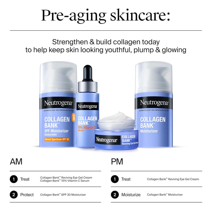 Neutrogena Collagen Bank Reviving Eye Cream – Thoughtful Birthday Gift for Her, Fragrance-Free Eye Treatment