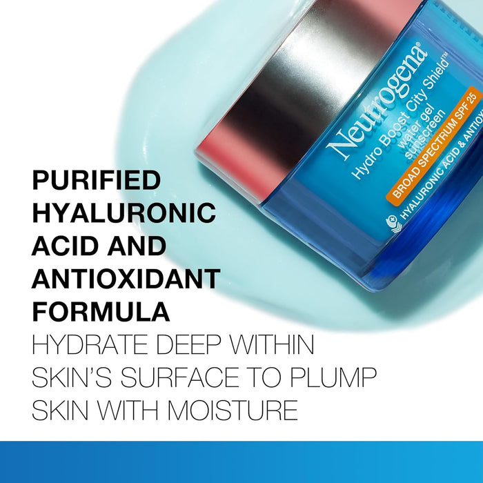 lightweight water gel texture that absorbs quickly