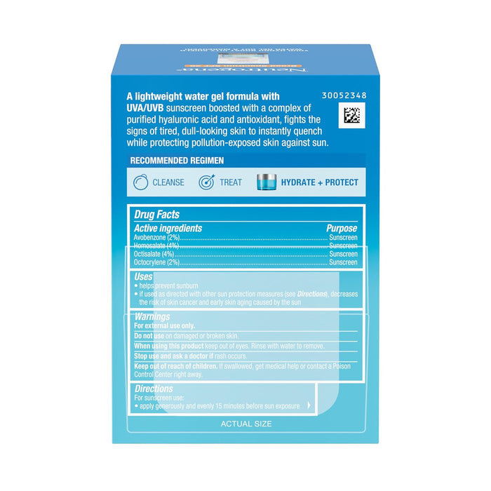 Neutrogena Hydro Boost City Shield Water Gel – Calming Morning Skincare Moment for Vanity Wellness