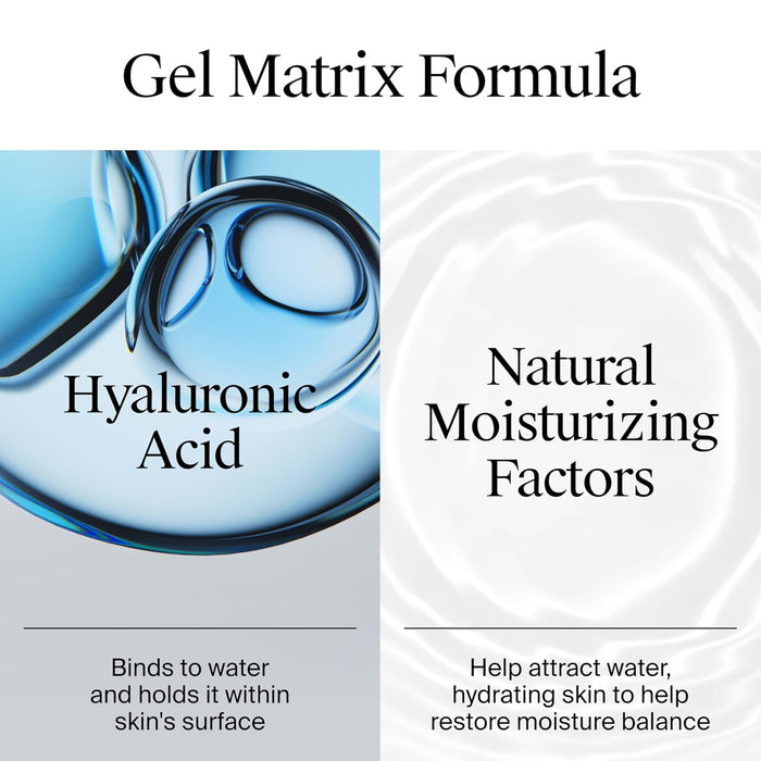 signature hydro boost fragrance with a cooling gel-cream texture for normal, dry, and acne-prone skin