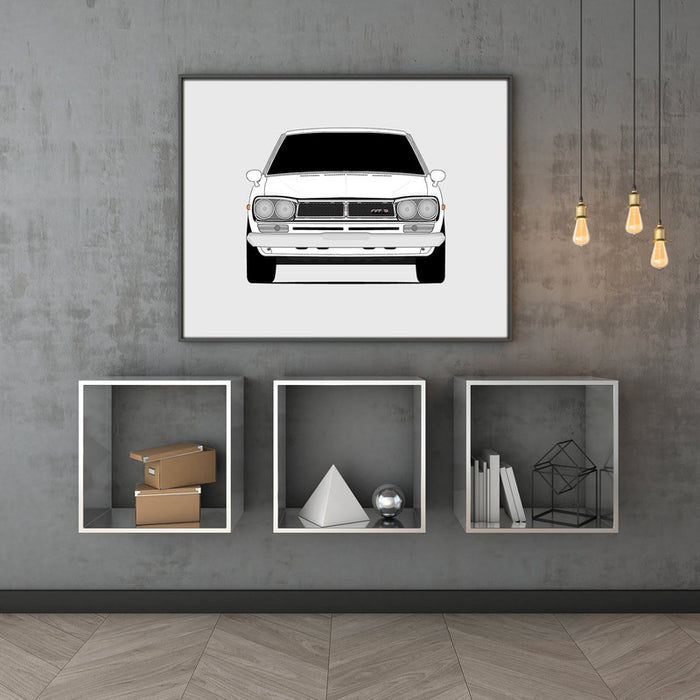 Nissan Skyline GT-R KPGC10 (1969-1972) Poster
