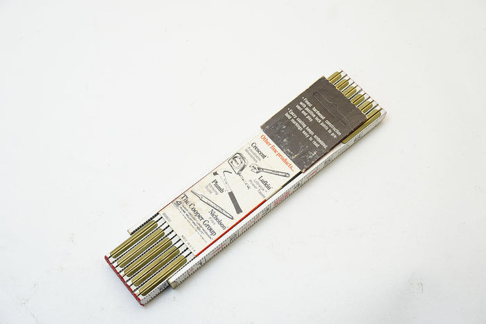 NOS LUFKIN NO. 066 RED END FOLDING ZIG ZAG RULER - 6FT