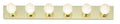 Vanity Nuvo SF77-190 6 Light - 36" - Vanity - Strip - Polished Brass Finish Nuvo