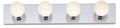 Vanity Nuvo SF77-193 4 Light - 24" - Vanity - Strip - Polished Chrome Finish Nuvo