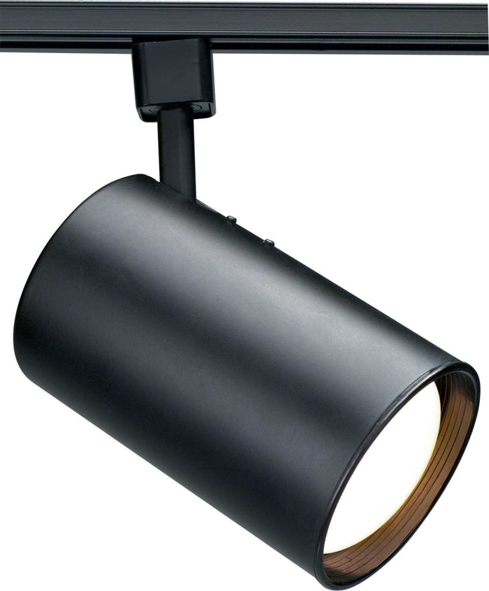 Track Head Nuvo TH201 1 Light - R20 - Track Head - Straight Cylinder - Black Finish - H-Style Nuvo