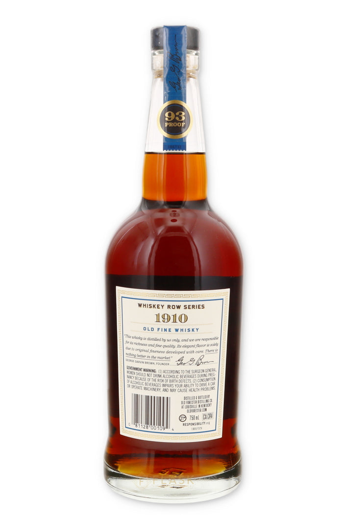 Old Forester 1910 Old Fine Whisky - Flask Fine Wine & Whisky