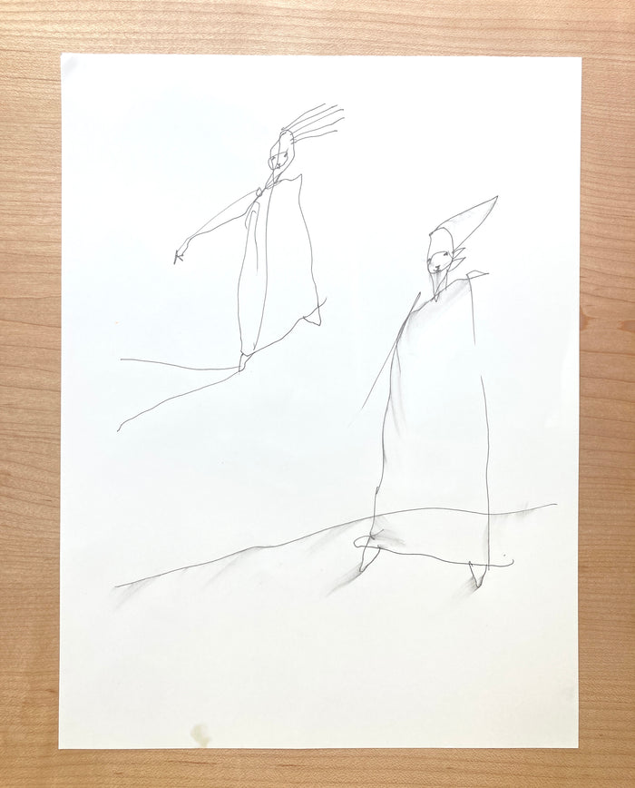 original pen & ink: drawings