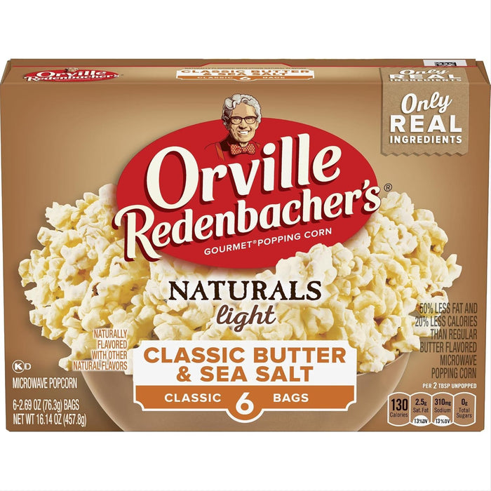 6-count pack of 2.69 oz single-serve microwave bags (16.14 oz total)