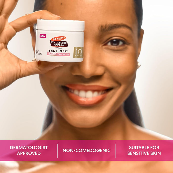 ten-oil nourishment base featuring cocoa, shea, coconut, and olive oils