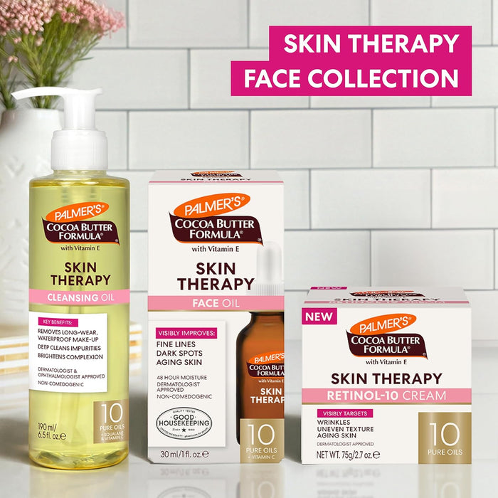 Palmer's Skin Therapy Retinol-10 Cream – Calming Hydrating Treatment for Self-Care Bathroom Vanity Rituals