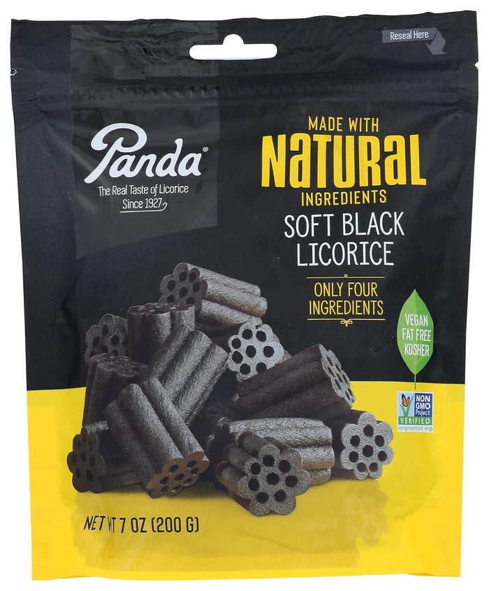 Panda Licorice Chew – Soft Natural Candy for Tea Time and Journaling Moments, 7 oz