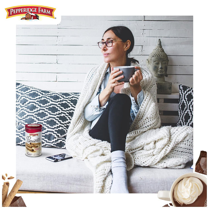 Pepperidge Farm Pirouette Crème Filled Wafers - Premium Office Gift Exchange Pick and Holiday Hostess Present