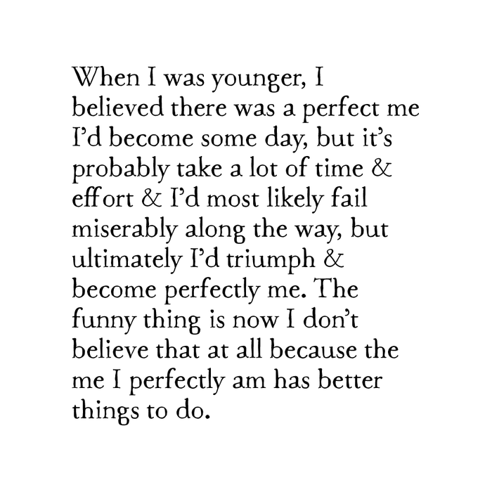 perfectly me art print