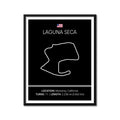 Personalizable Race Track Poster - Handmade Customizable Track Day Racing Print (No Lap Time)