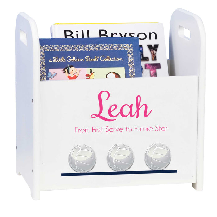 Personalized Volley Balls Book Caddy