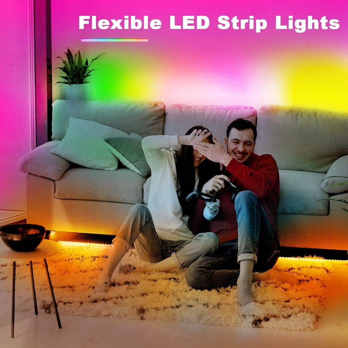 PHOPOLLO Music Sync LED Strip Lights – Housewarming Gift for Women with Smart App Control