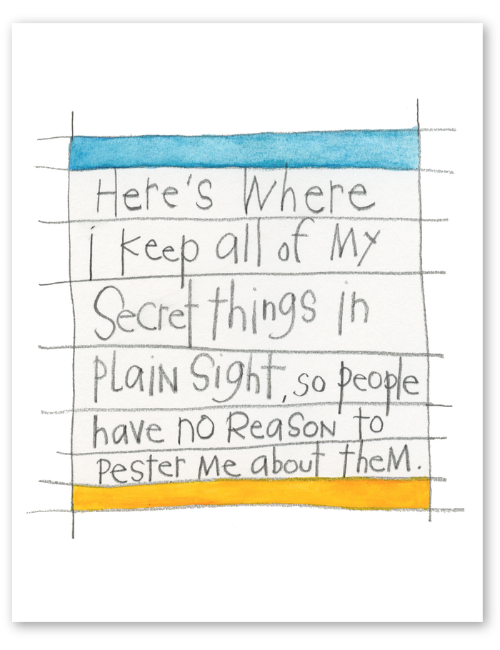 plain sight art print