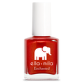 Poison Apple bright red golden shimmer nail polish bottle – ella+mila Enchanted