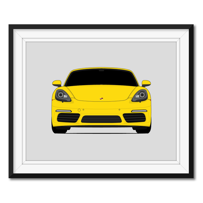 Porsche Boxster 718 (2017-2020) Poster