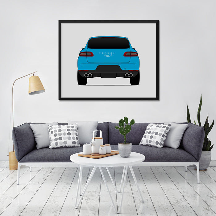 Porsche Macan Turbo S (2014-2018) (Rear) Poster