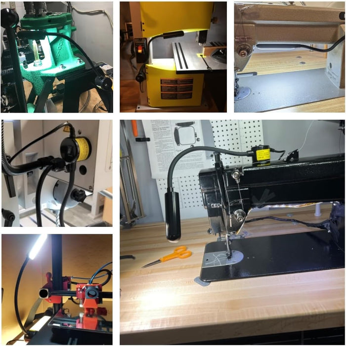 POWKER Drill Press LED Lamp – Practical Holiday Gift for Woodworkers and Workshop Enthusiasts