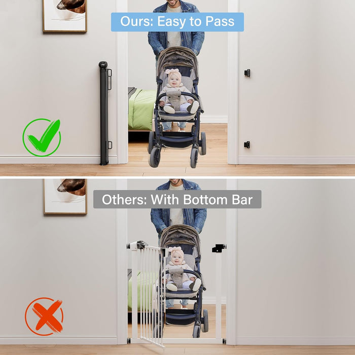 double-lock safety mechanism requiring press-down-and-rotate to release
