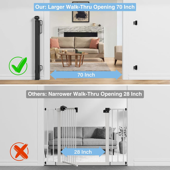 one-handed push-to-lock and unlock operation