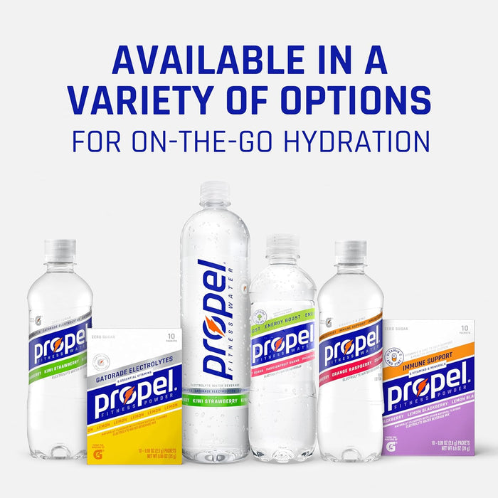 Propel Enhanced Water – Desk-Side Hydration for Busy Professionals, Sugar Free Vitamin Bottles