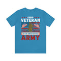 PROUD VETERAN OF THE UNITED STATES ARMY" - Military Inspired Design Premium T-Shirt