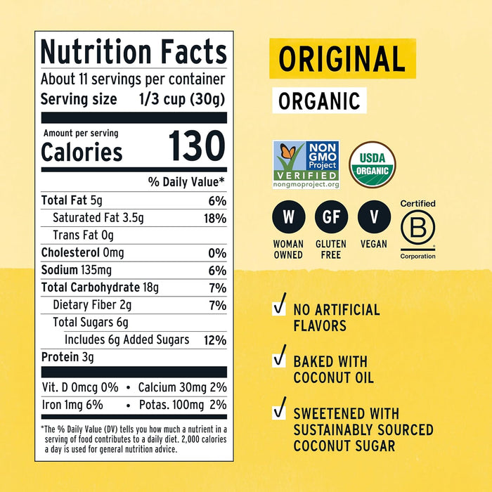 two size options: 12oz resealable bag and 8oz bag for sampling or single-serve use