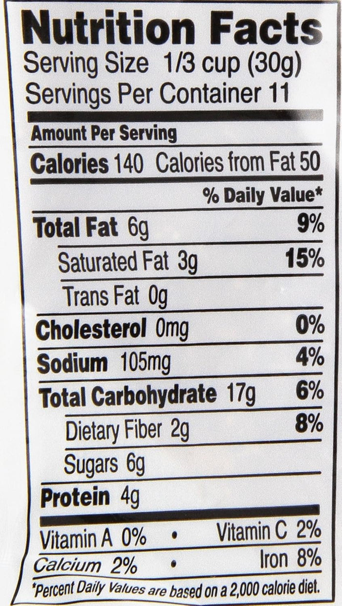 sweetened with low-glycemic organic coconut palm sugar