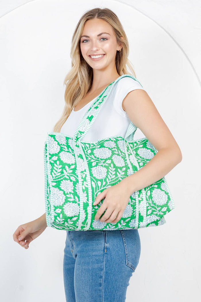 Quilted Tote Bag (BG-95)