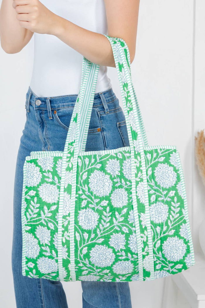 Quilted Tote Bag (BG-95)