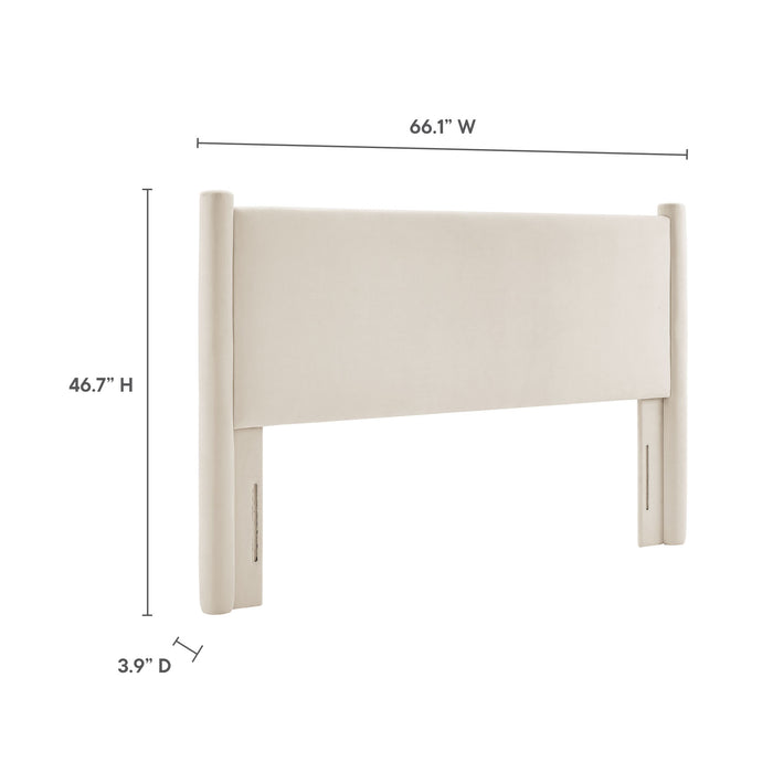 Rael Performance Velvet Full Headboard