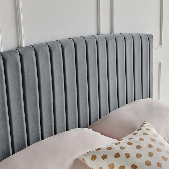 Rebecca Performance Velvet Twin Headboard