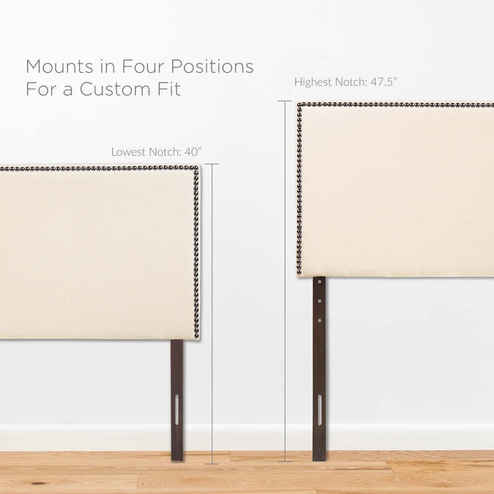 Region Nailhead Upholstered Full Headboard