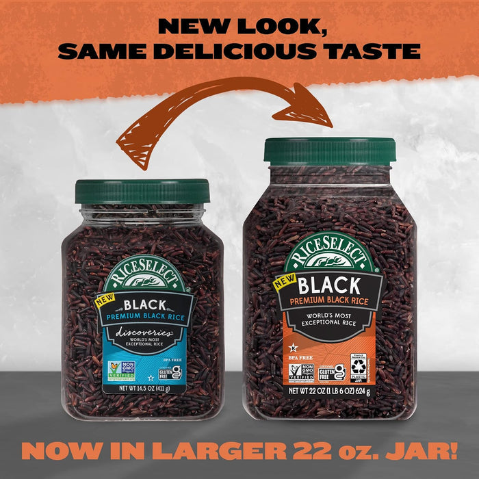 whole-grain black rice high in protein, antioxidants, and minerals