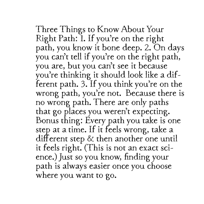 right path art print