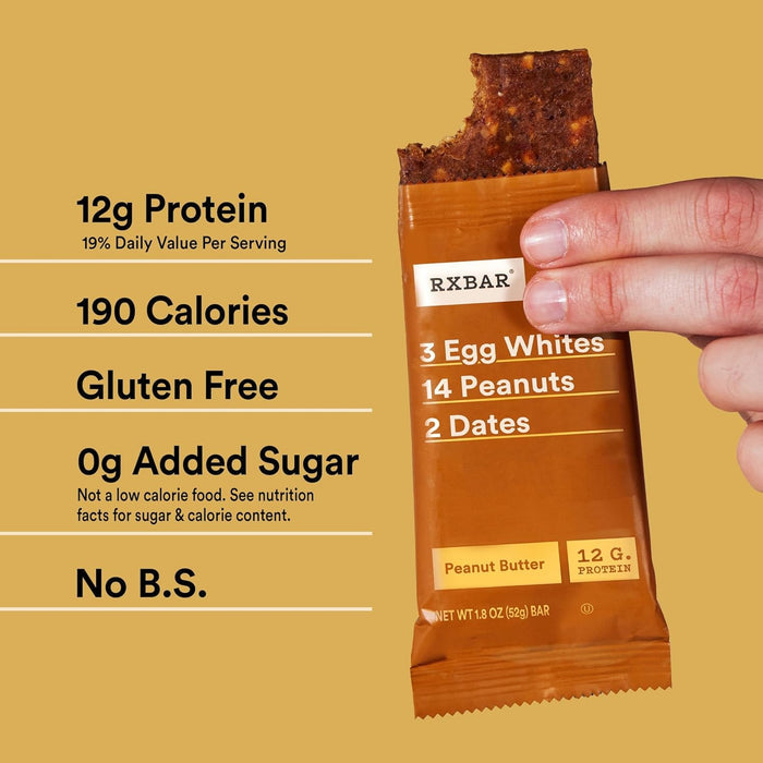 RXBAR Protein Bar Peanut Butter – Grab-and-Go Fuel for Commute and Meeting Days