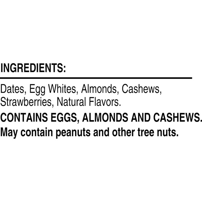 high-protein formulation built around egg whites, nuts, and dates