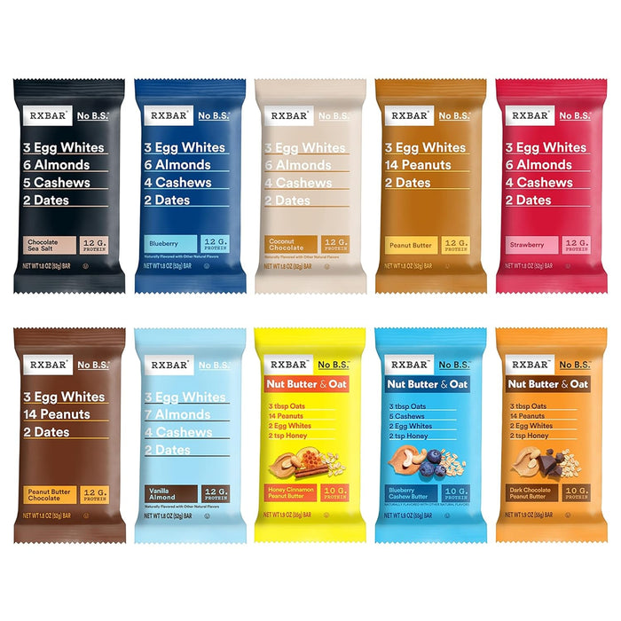 individually portioned and sealed for pantry, gym bag, or backpack storage